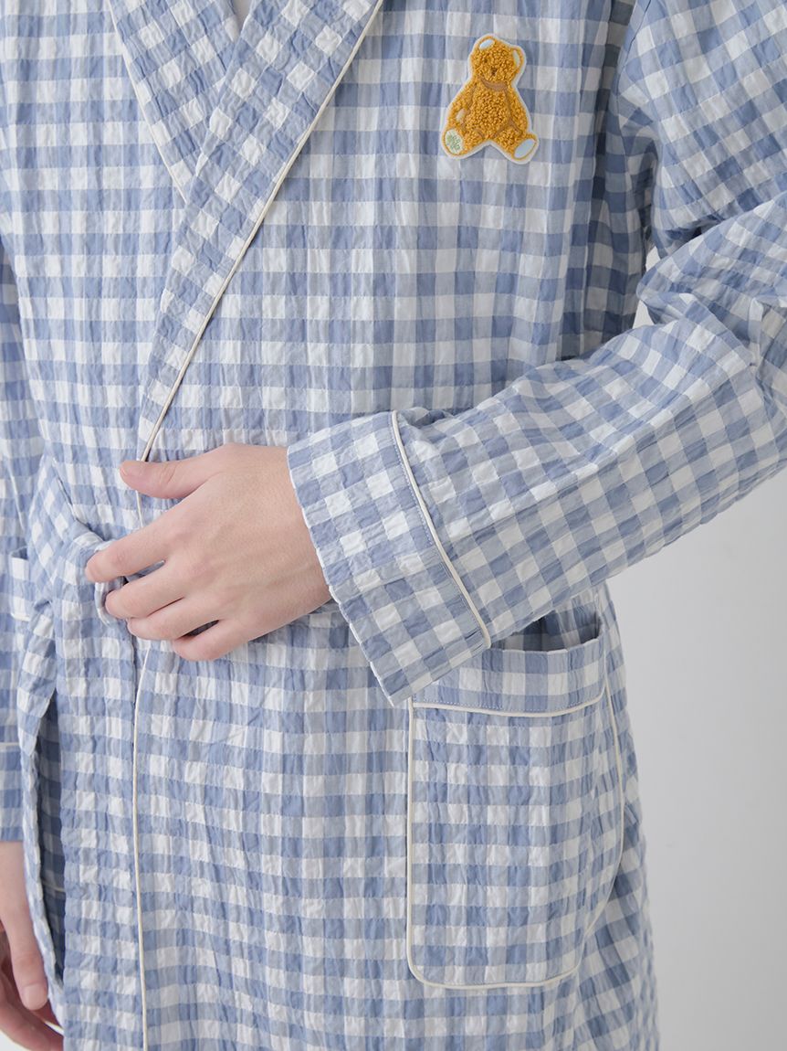 【ONLINE限定】【HOMME】ギンガムチェックガウン | PHFT251969