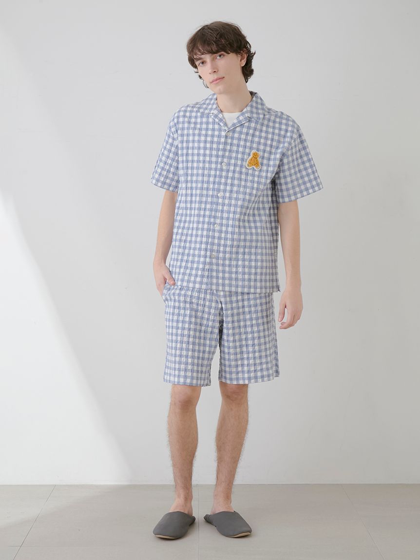 ONLINE限定】【HOMME】ギンガムチェックシャツ(シャツ)｜ルーム