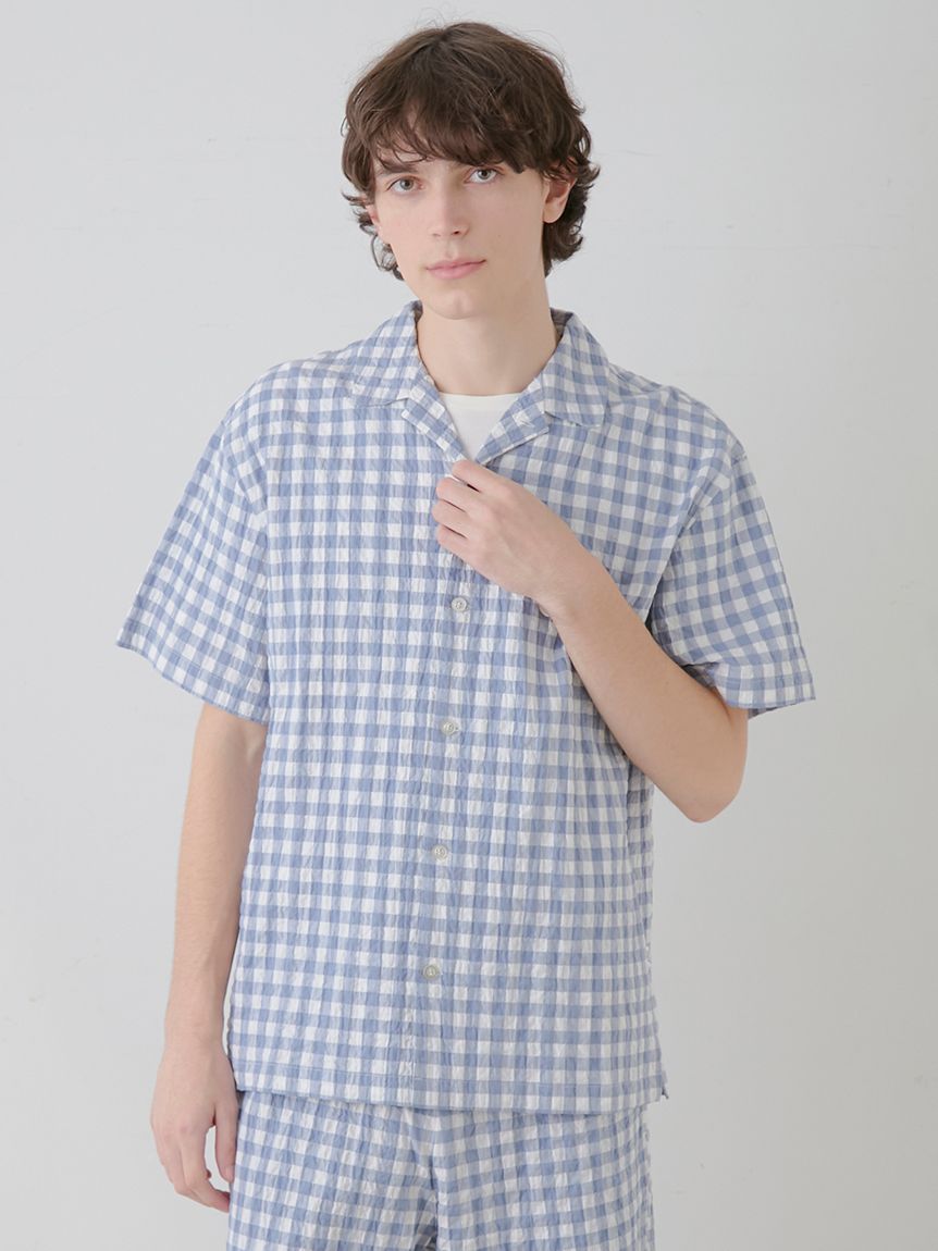 【ONLINE限定】【HOMME】ギンガムチェックシャツ | PHFT251970