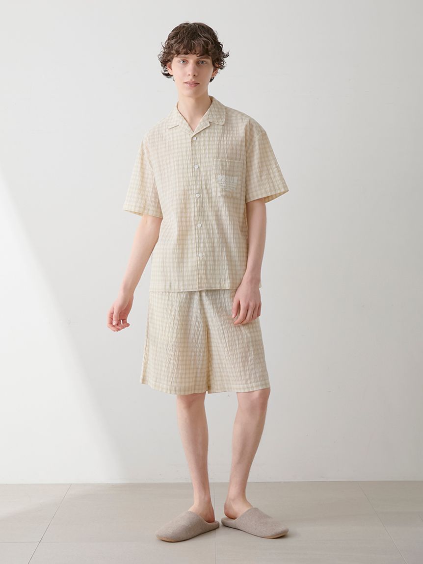 HOMME】マルチチェックシャツ(シャツ)｜ルームウェア・パジャマ