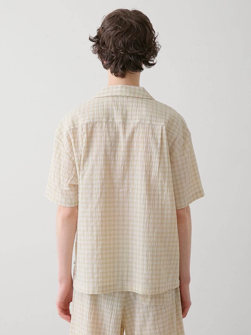 HOMME】マルチチェックシャツ(シャツ)｜ルームウェア・パジャマ