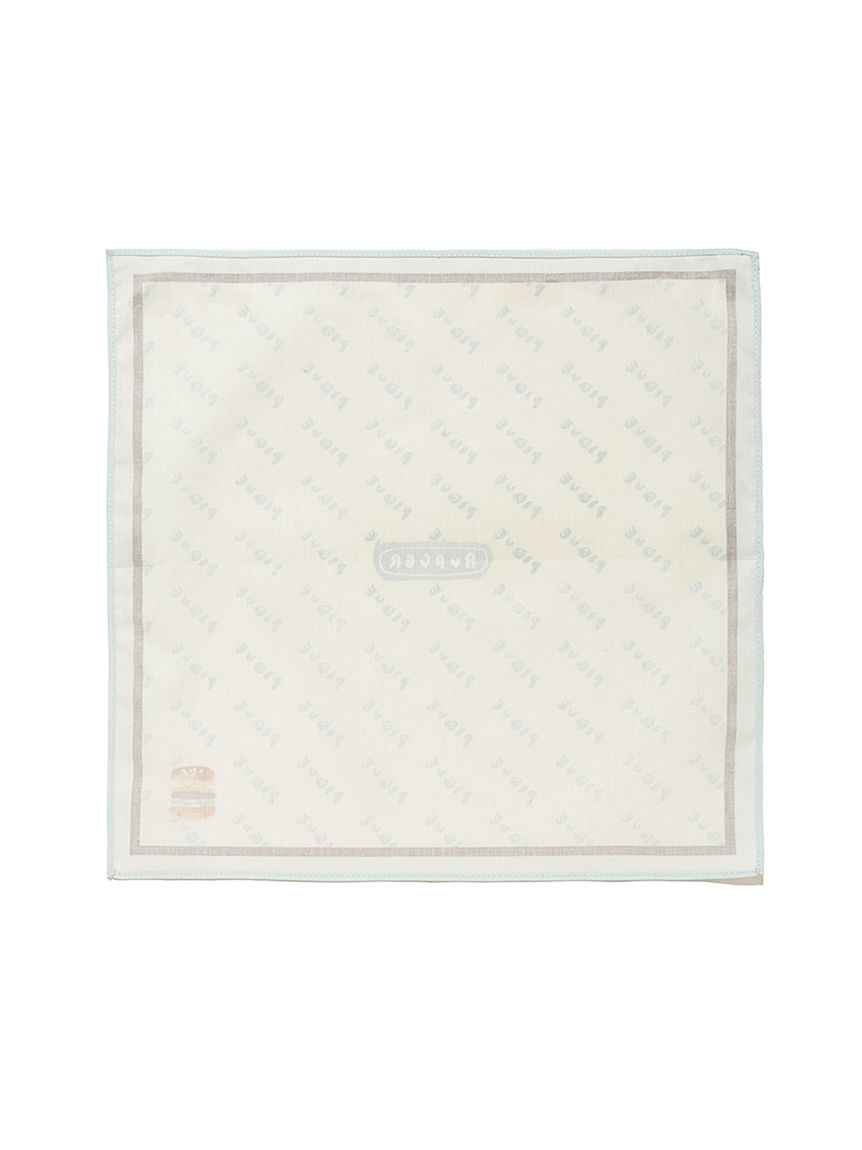 ヒラノトシユキ】【HOMME】ハンバーガープリントハンカチ(その他