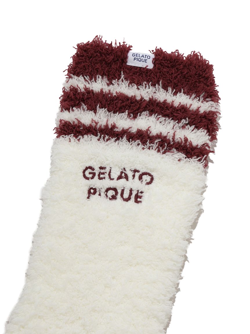 HOMME】ライン刺繍ロゴソックス(ソックス)｜ルームウェア・パジャマ