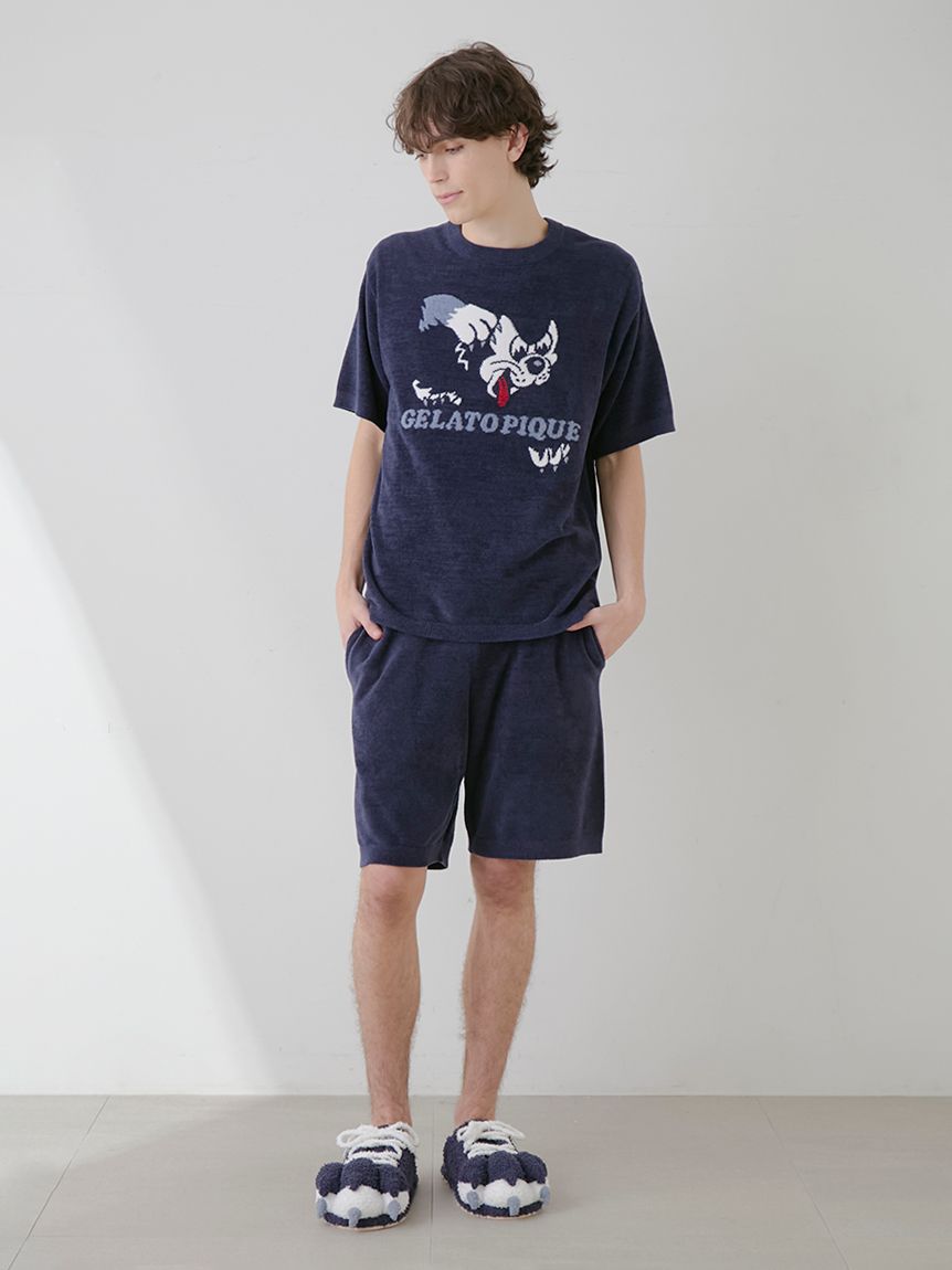 【KOUSUKE SHIMIZU】【HOMME】エアモコジャガードハーフパンツ | PHNP251935