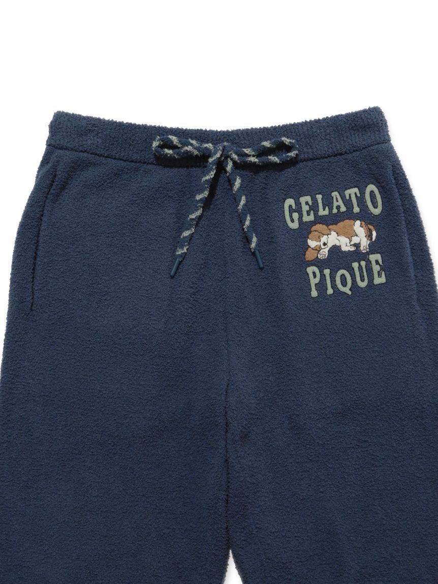 GELATO PIQUE エアリーモコミャクミャクロングパンツ　フリーサイズ HOMME】エアリーモコスリーピングドッグロングパンツ(ロングパンツ