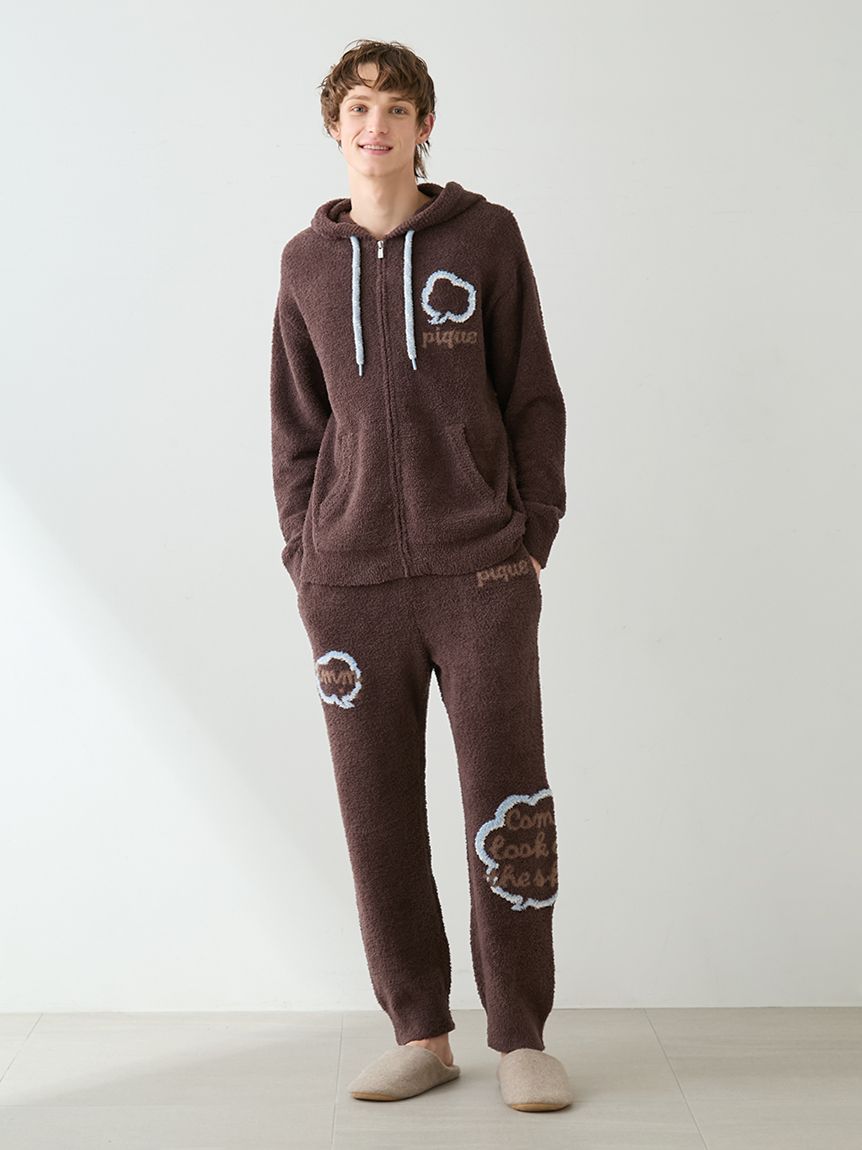 HOMME】ベビモコトークロゴロングパンツ(ロングパンツ)｜ルームウェア