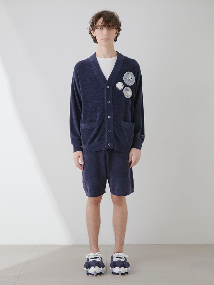 【KOUSUKE SHIMIZU】【HOMME】エアモコジャガードカーディガン | PHNT251934