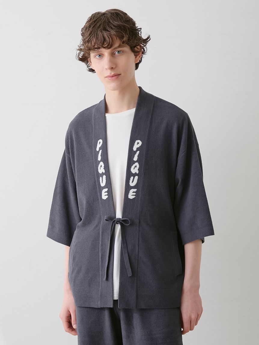 HOMME】エアモコベアジャガードプルオーバー(ニットプルオーバー