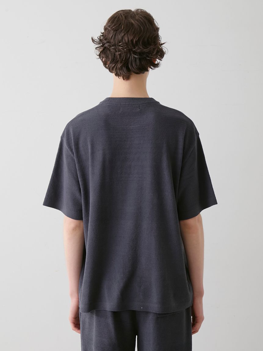 HOMME】エアモコベアジャガードプルオーバー(ニットプルオーバー