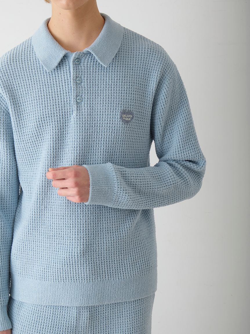 HOMME】ワッフルニットシャツ(シャツ)｜ルームウェア・パジャマ通販の