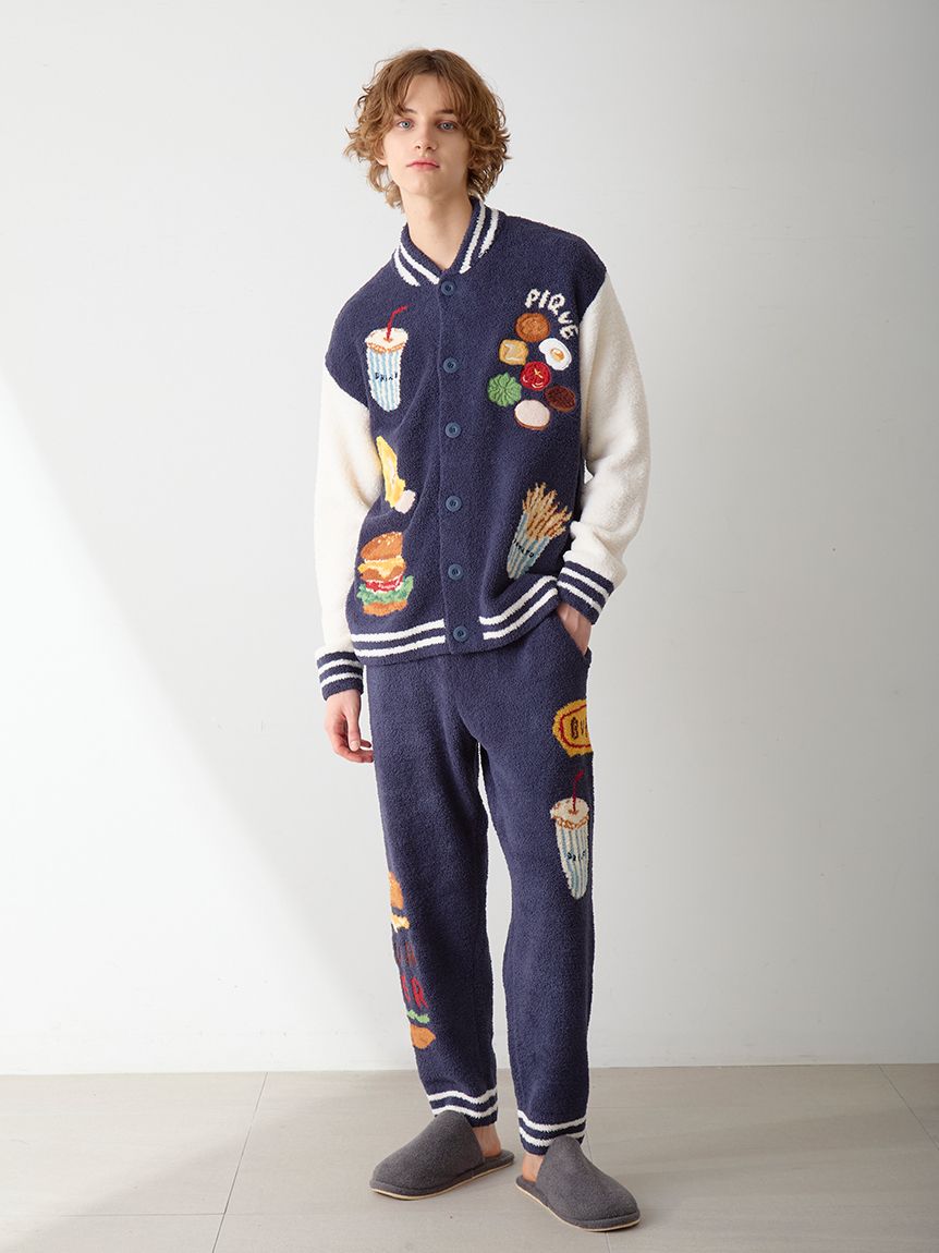 ヒラノトシユキ】【HOMME】パウダージャガードブルゾン(カーディガン