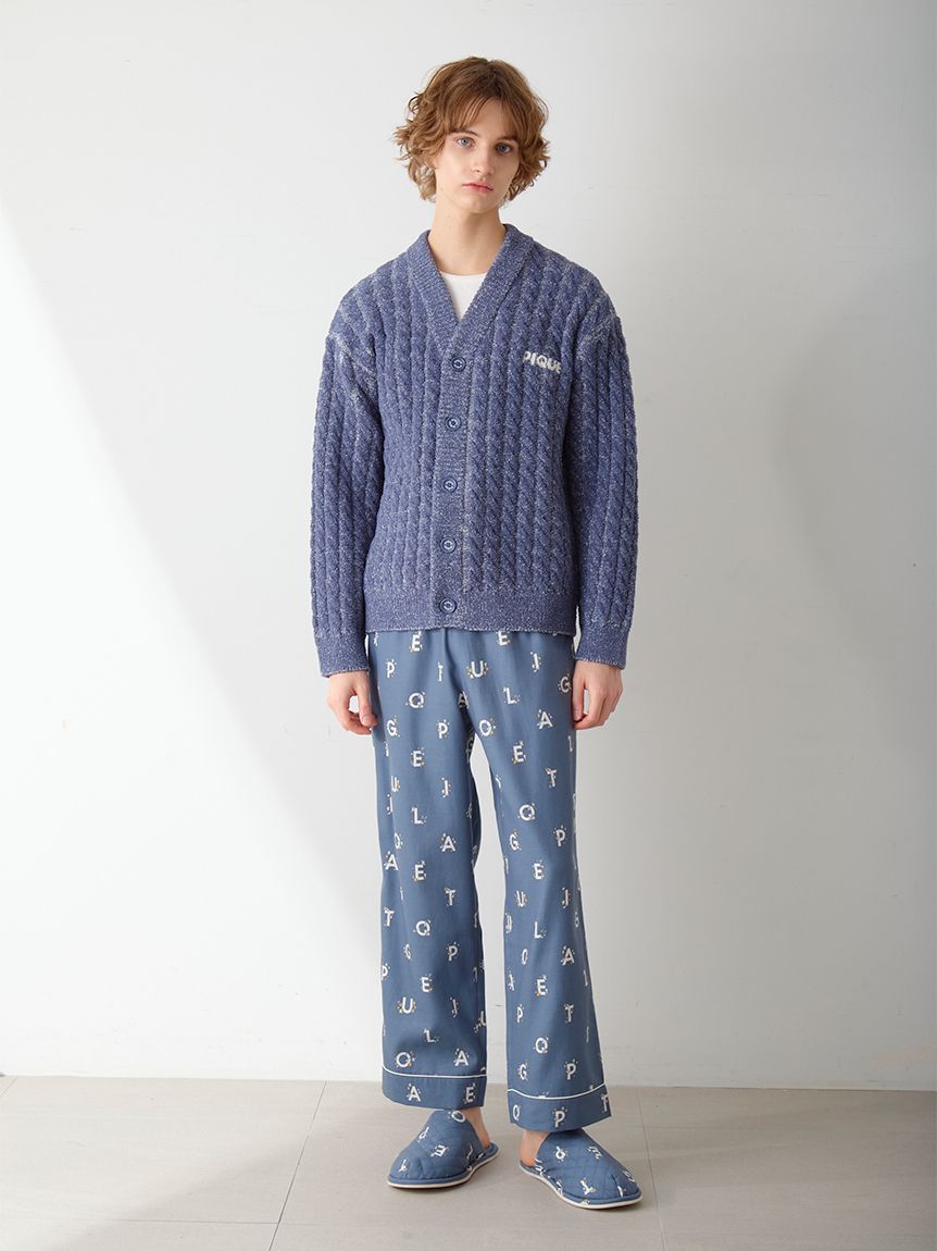 HOMME】メランジカーディガン(カーディガン・ガウン)｜ルームウェア
