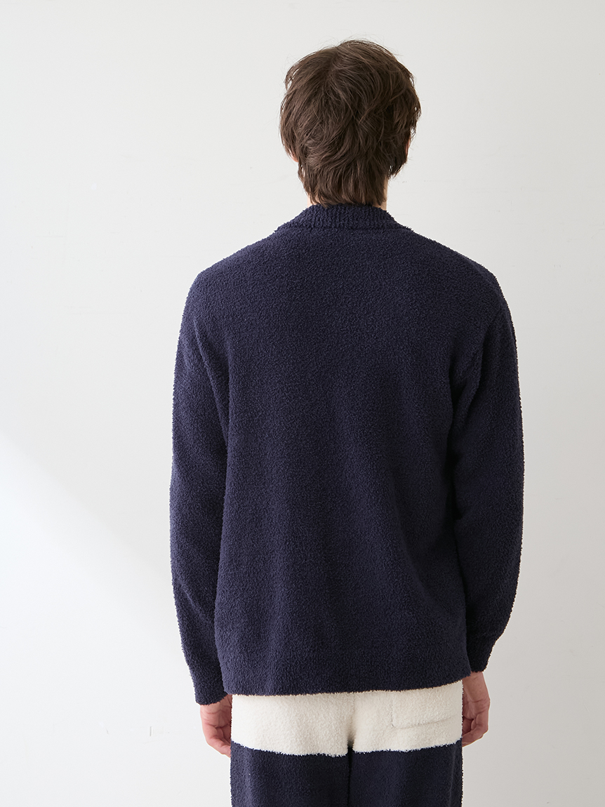 ONLINE限定】【HOMME】ベビモコベアワンポイントカーディガン