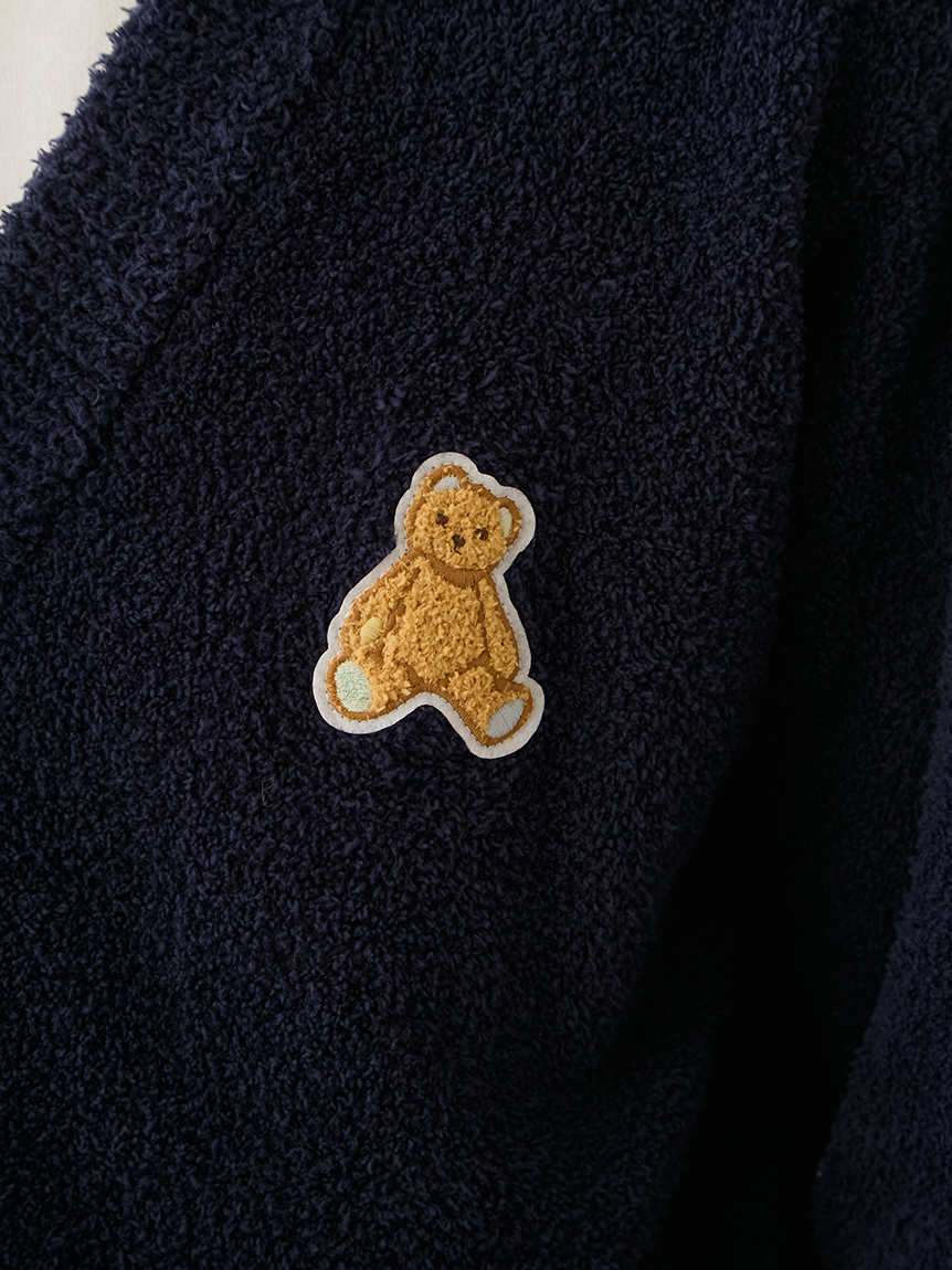 ONLINE限定】【HOMME】ベビモコベアワンポイントカーディガン