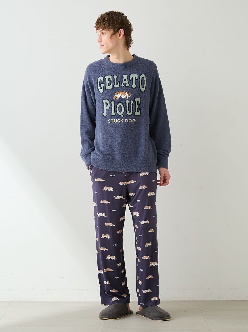 HOMME】エアリーモコスリーピングドッグプルオーバー(ニットプル