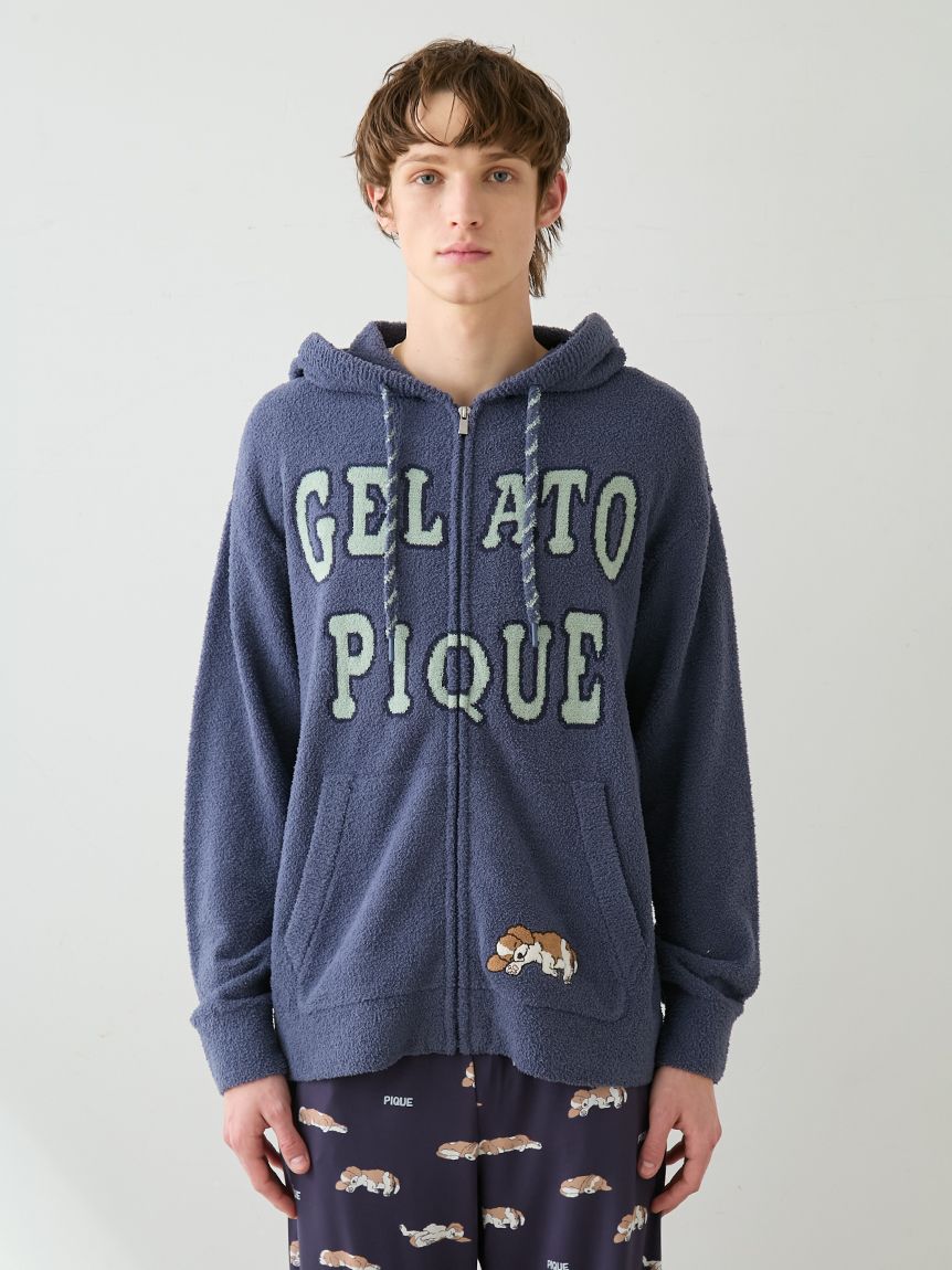 HOMME】エアリーモコスリーピングドッグパーカ(パーカ)｜ルームウェア