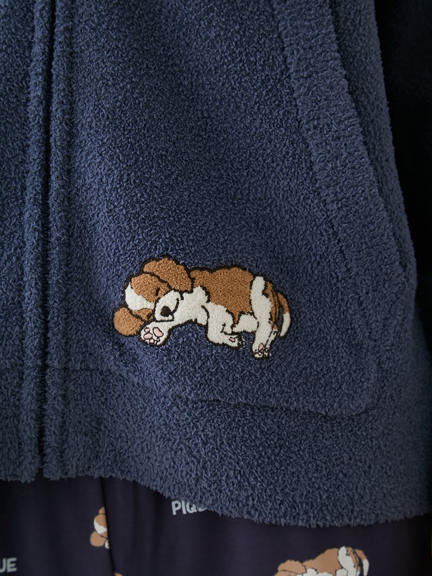 HOMME】エアリーモコスリーピングドッグパーカ(パーカ)｜ルームウェア