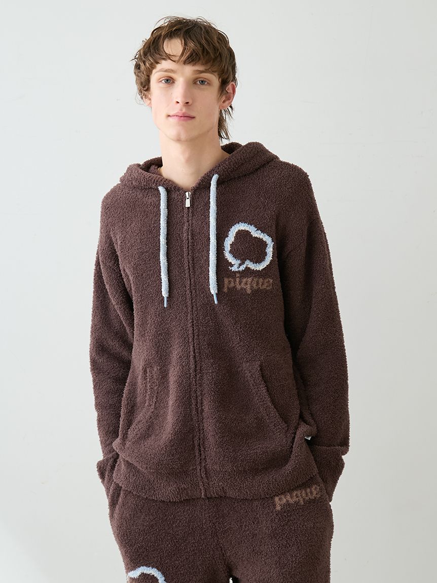 HOMME】ベビモコトークロゴパーカ(パーカ)｜ルームウェア・パジャマ