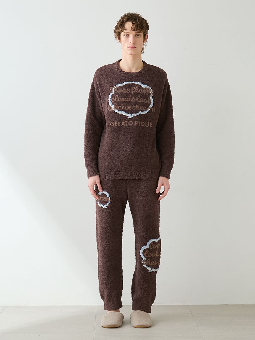 HOMME】ベビモコトークロゴプルオーバー(ニットプルオーバー)｜ルーム