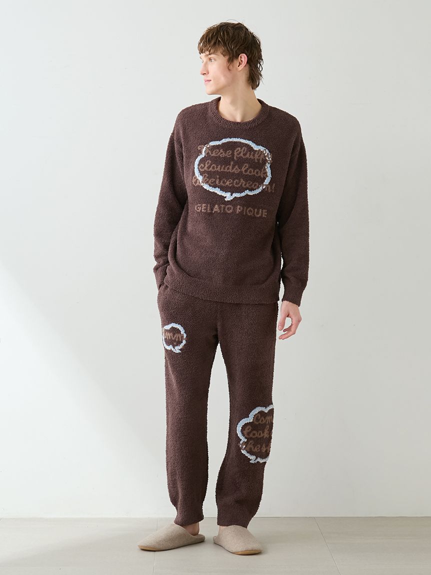 HOMME】ベビモコトークロゴプルオーバー(ニットプルオーバー)｜ルーム