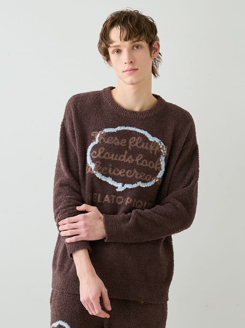 HOMME】ベビモコトークロゴプルオーバー(ニットプルオーバー)｜ルーム