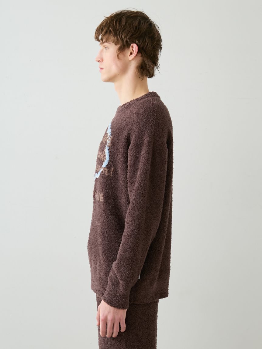 HOMME】ベビモコトークロゴプルオーバー(ニットプルオーバー)｜ルーム