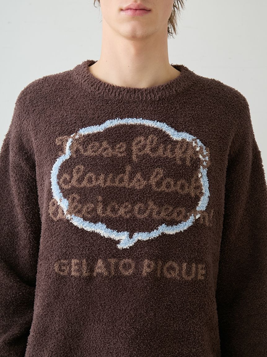 HOMME】ベビモコトークロゴプルオーバー(ニットプルオーバー)｜ルーム