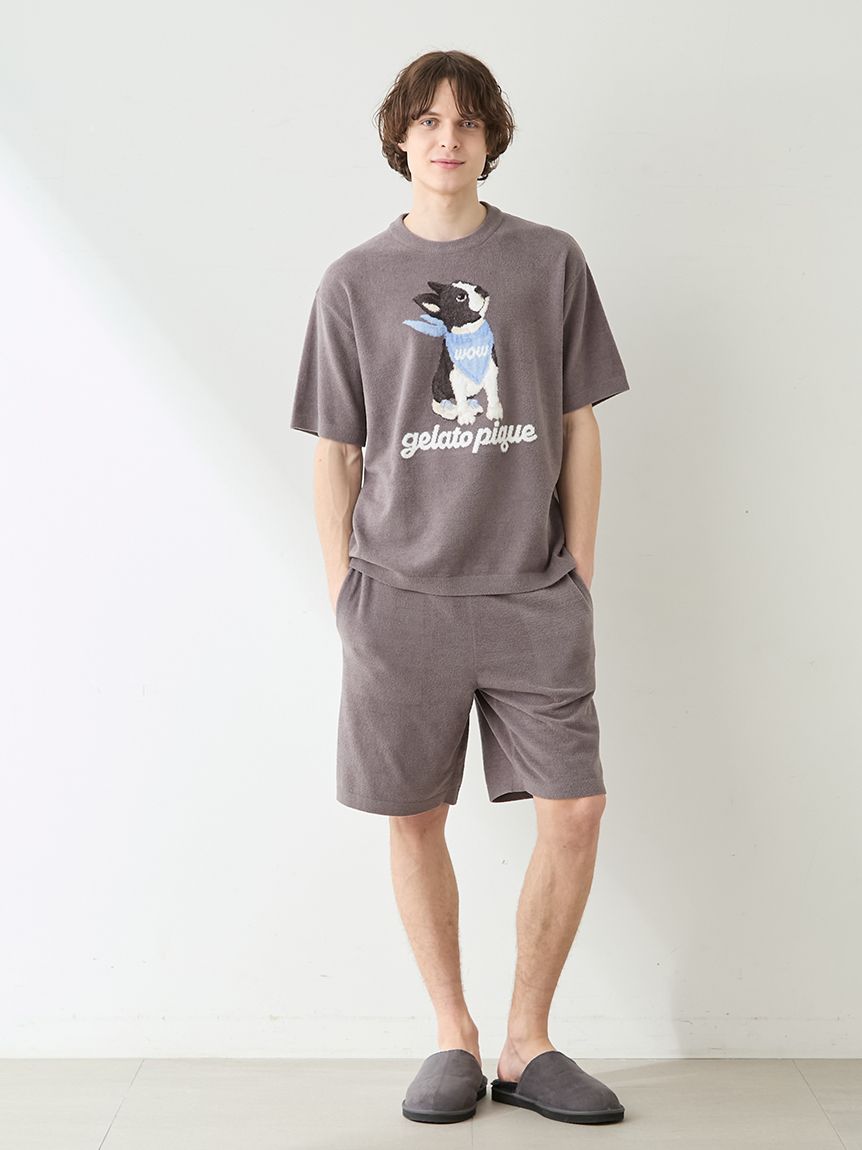 ONLINE限定】【HOMME】エアリーモコボストンテリアジャガードプル