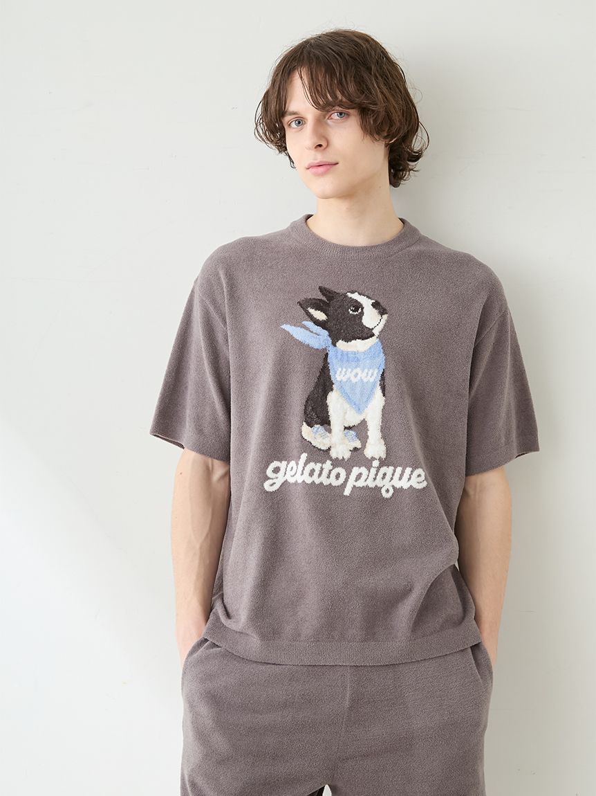 ONLINE限定】【HOMME】エアリーモコボストンテリアジャガードプル