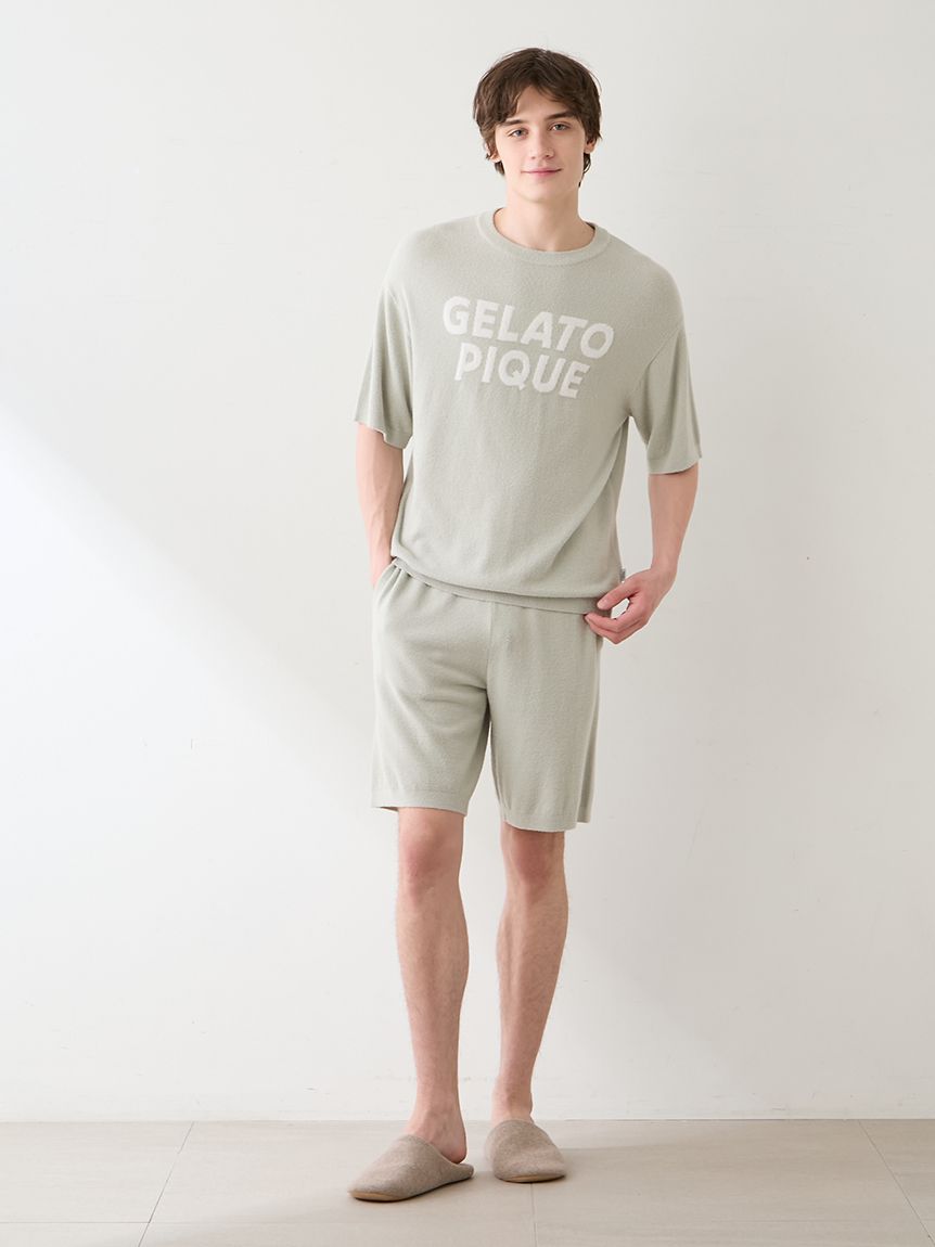 HOMME】【UVカット】スムーズィーliteクールロゴジャガードプル