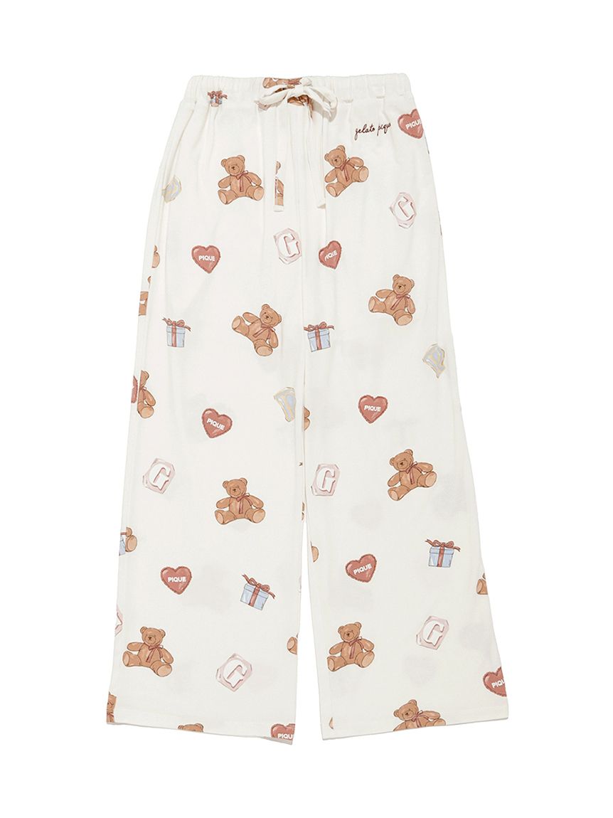 JUNIOR】フェイバリット総柄ロングパンツ(ボトムス)｜ルームウェア