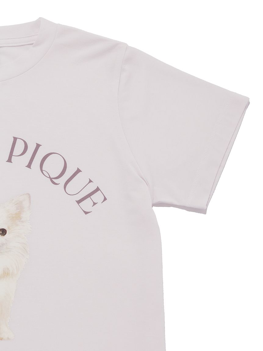 【JUNIOR】 DOG柄Tシャツ&ショートパンツセット | PJCT241421