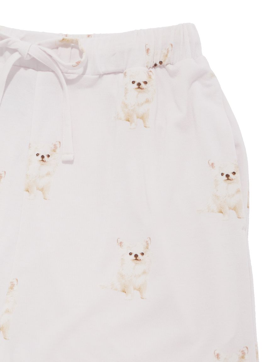 【JUNIOR】 DOG柄Tシャツ&ショートパンツセット | PJCT241421