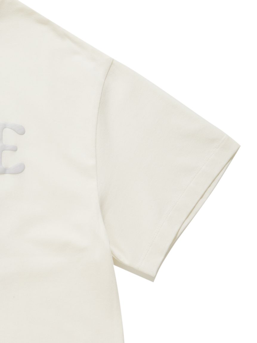 即納 [新品] ドーナツベアワンポイントTシャツ & 総柄ロングパンツ ピンク JUNIOR】ドーナツベアワンポイントTシャツ(トップス)｜ルーム