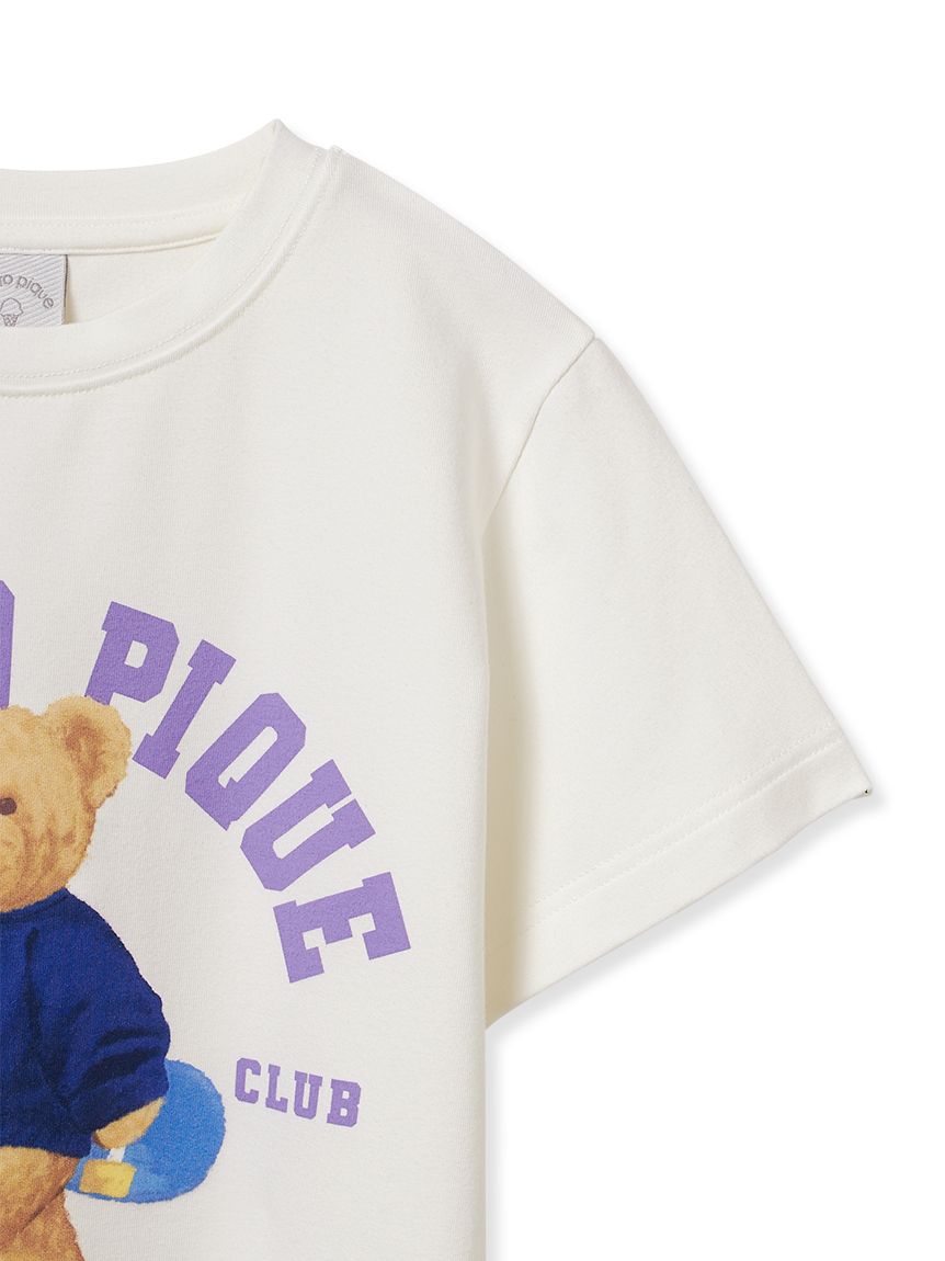 JUNIOR】スポーティーベアワンポイントTシャツ＆総柄ショート