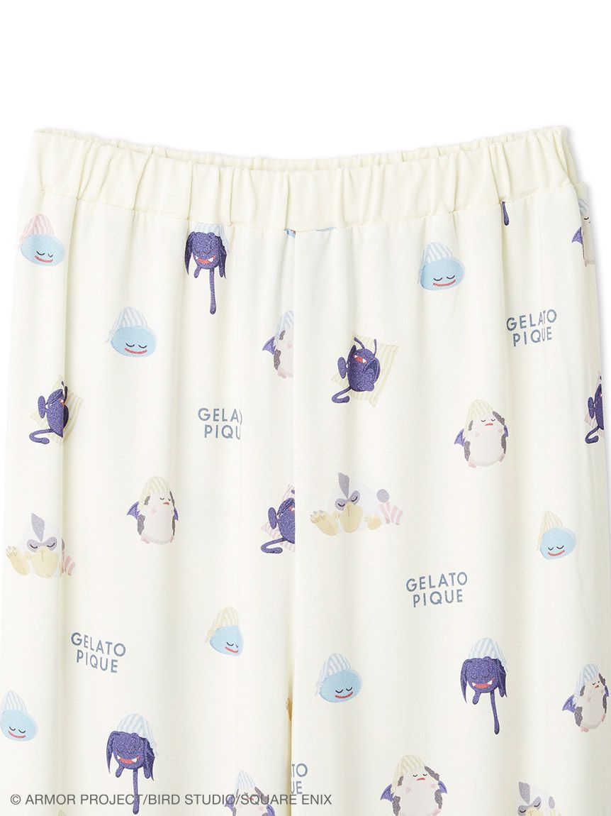 ジェラピケ ドラクエ ロンT・ロングパンツ レディース　ルームウェアセットアップ ドラゴンクエスト】【レディース】ベビモコプルオーバー