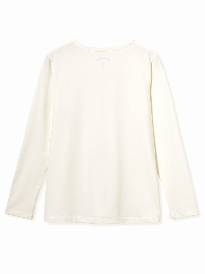 JUNIOR】フラワーキャット柄プルオーバー&ロングパンツセット(トップス