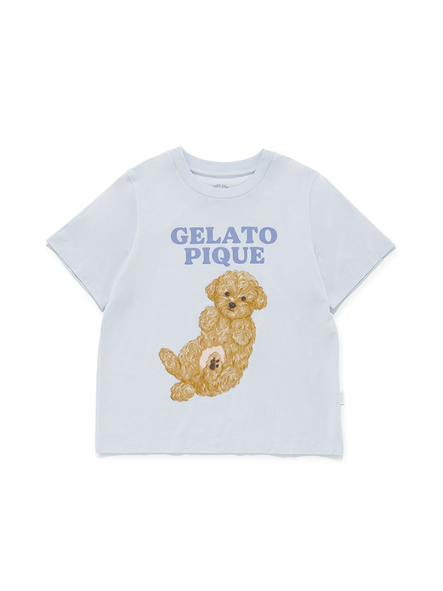 JUNIOR】ドッグTシャツ&ショートパンツセット(トップス)｜ルームウェア