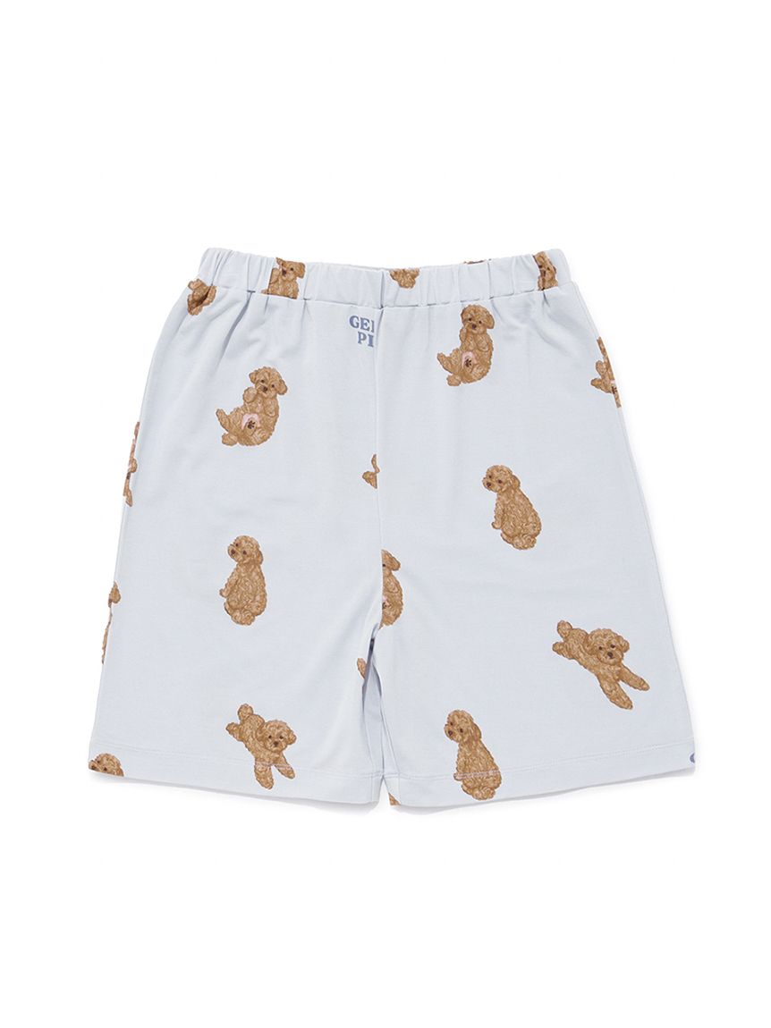 JUNIOR】ドッグTシャツ&ショートパンツセット(トップス)｜ルームウェア
