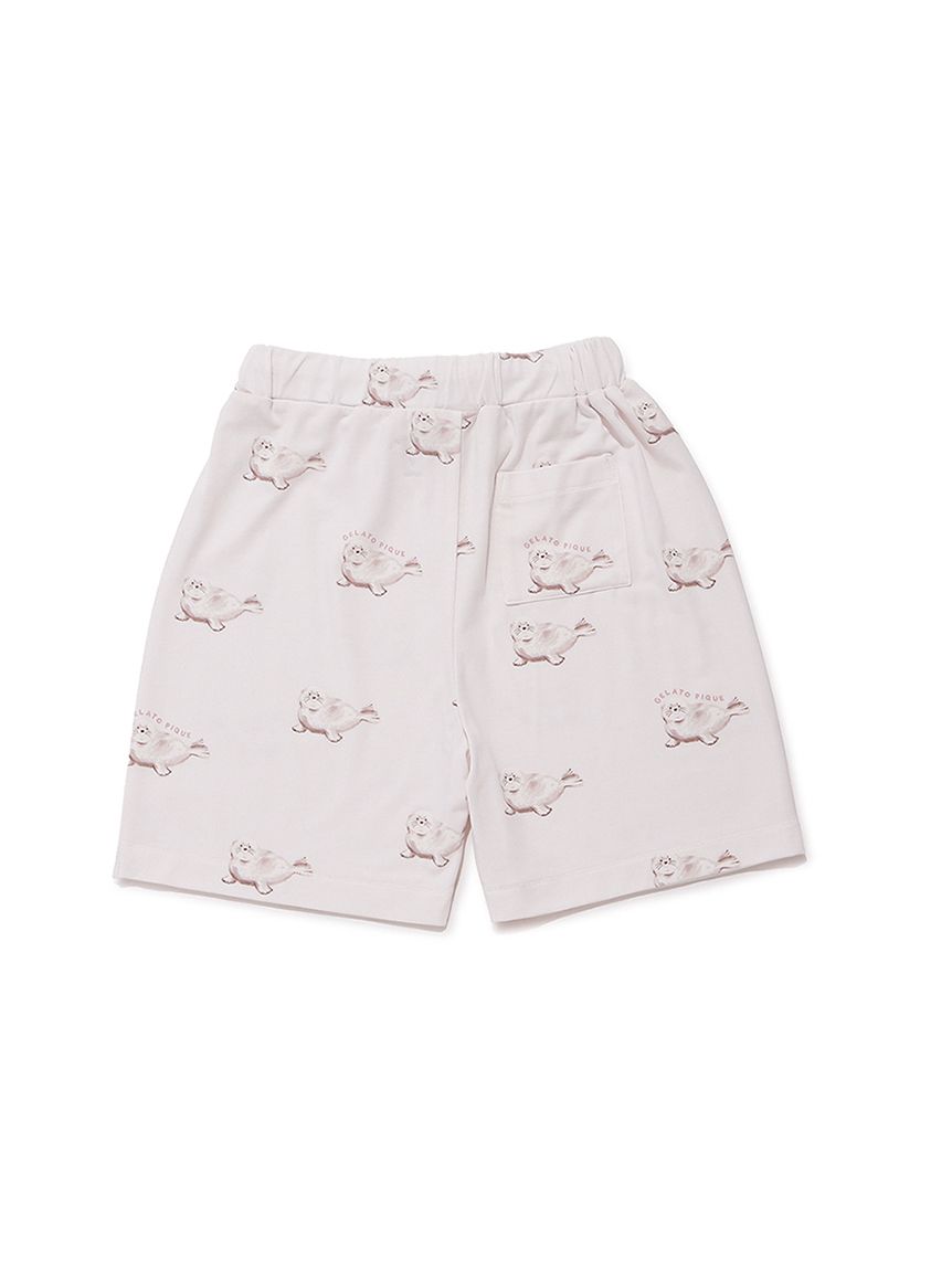 JUNIOR】【接触冷感】シーアニマル柄ワンポイントTシャツ&ショート