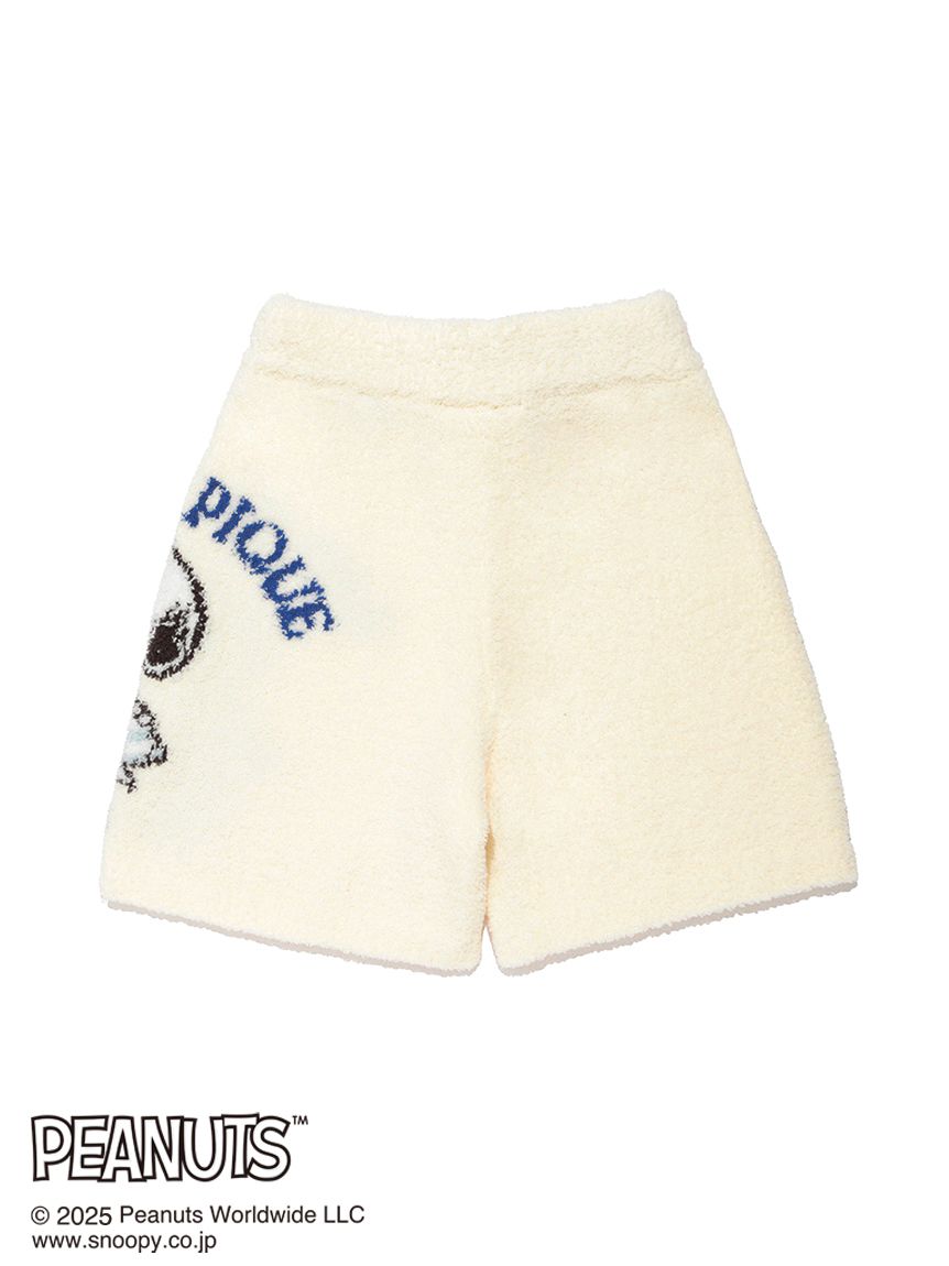 ジェラートピケ PEANUTSジャガードプ ルオーバー&ショートパンツスヌーピー gelato pique（ジェラートピケ） パジャマ ルームウェア 「PEANUTS