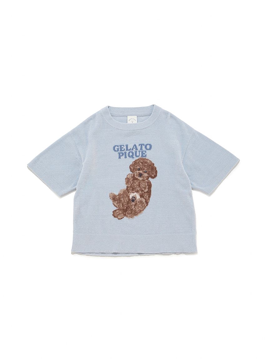GELATO PIQUE ジュニア　セットアップ　2セット JUNIOR】ドッグジャガードプルオーバー&ショートパンツセット(トップス