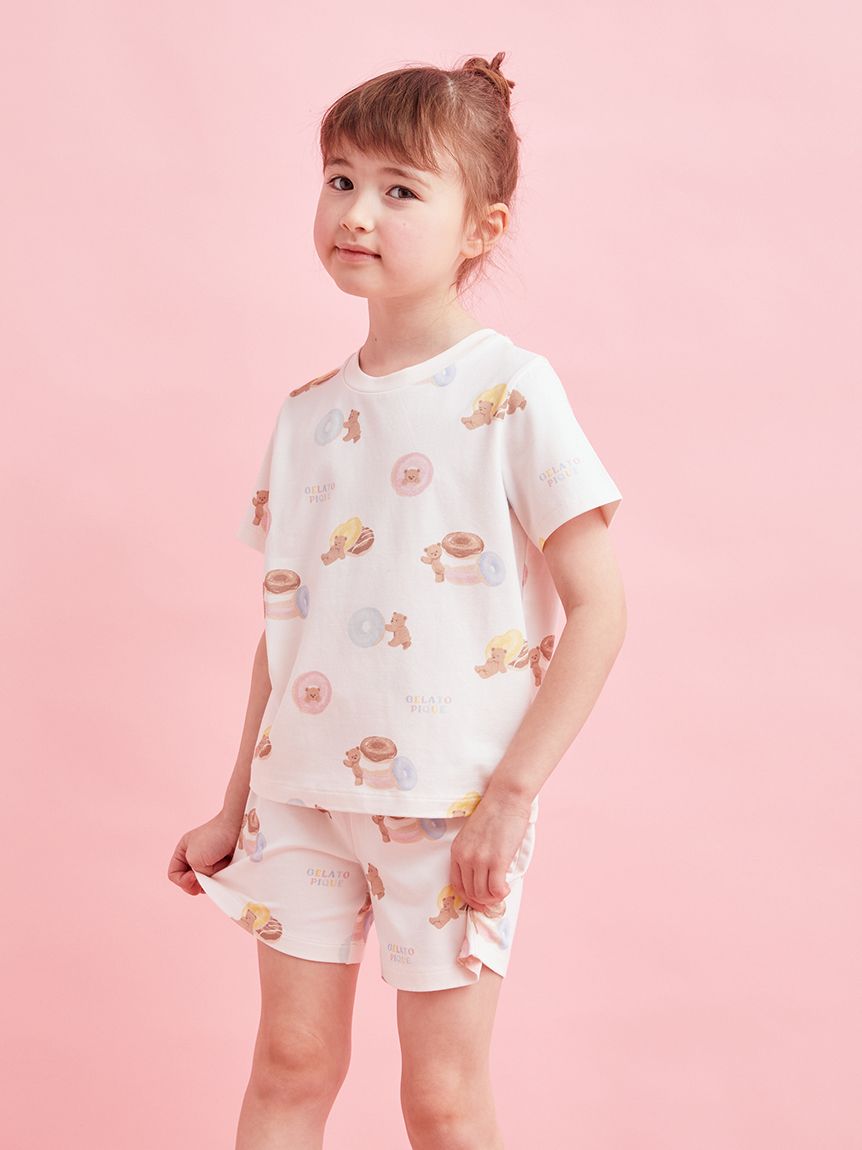 KIDS】ドーナツベア柄ショートパンツ(ショートパンツ)｜ルーム