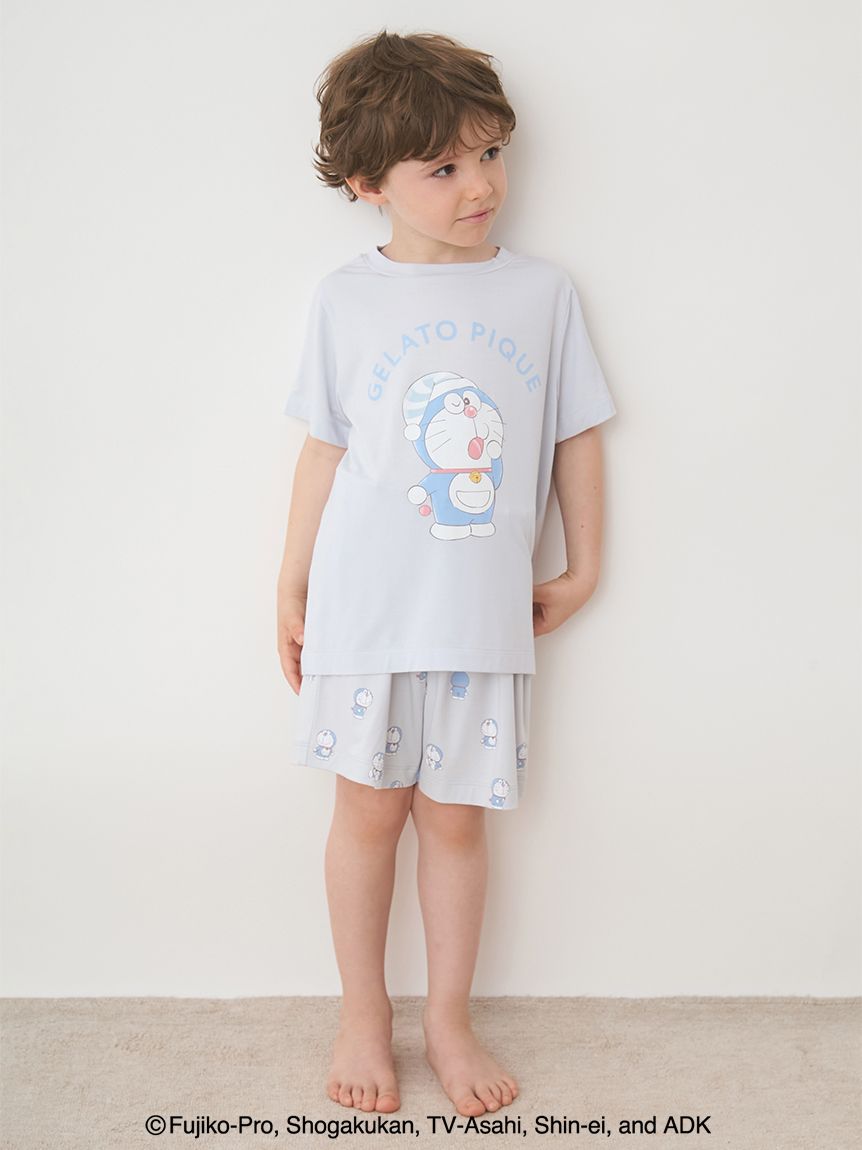 gelato pique キッズ　ラッコ柄Tシャツ　パンツセット　xs 新品 gelato pique】ラッコ Tシャツ×ロングパンツ 上下2点セット