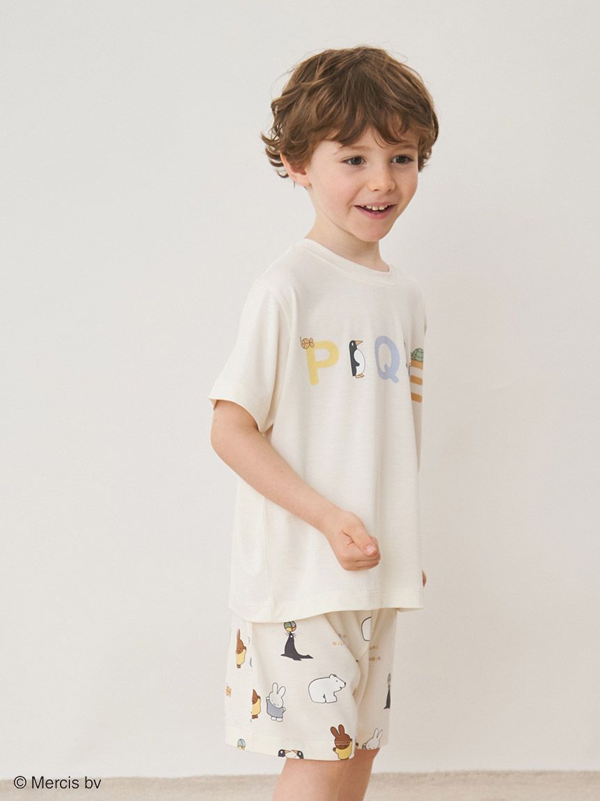 ミッフィー　ジェラートピケ　総柄ショートパンツ Dick Bruna】【KIDS】【接触冷感】総柄ショートパンツ(ショート