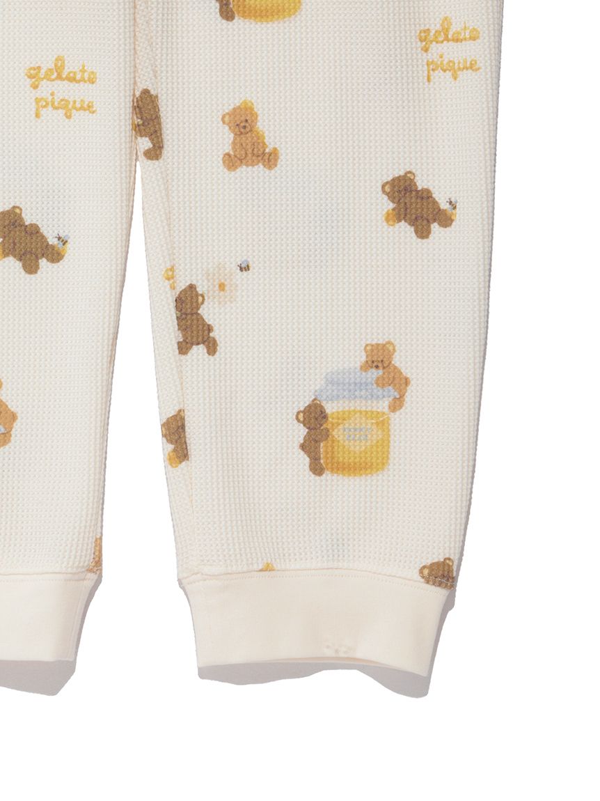 【ベア出品】 KIDS】はちみつベア柄ロングパンツ(ロングパンツ)|ルームウェア