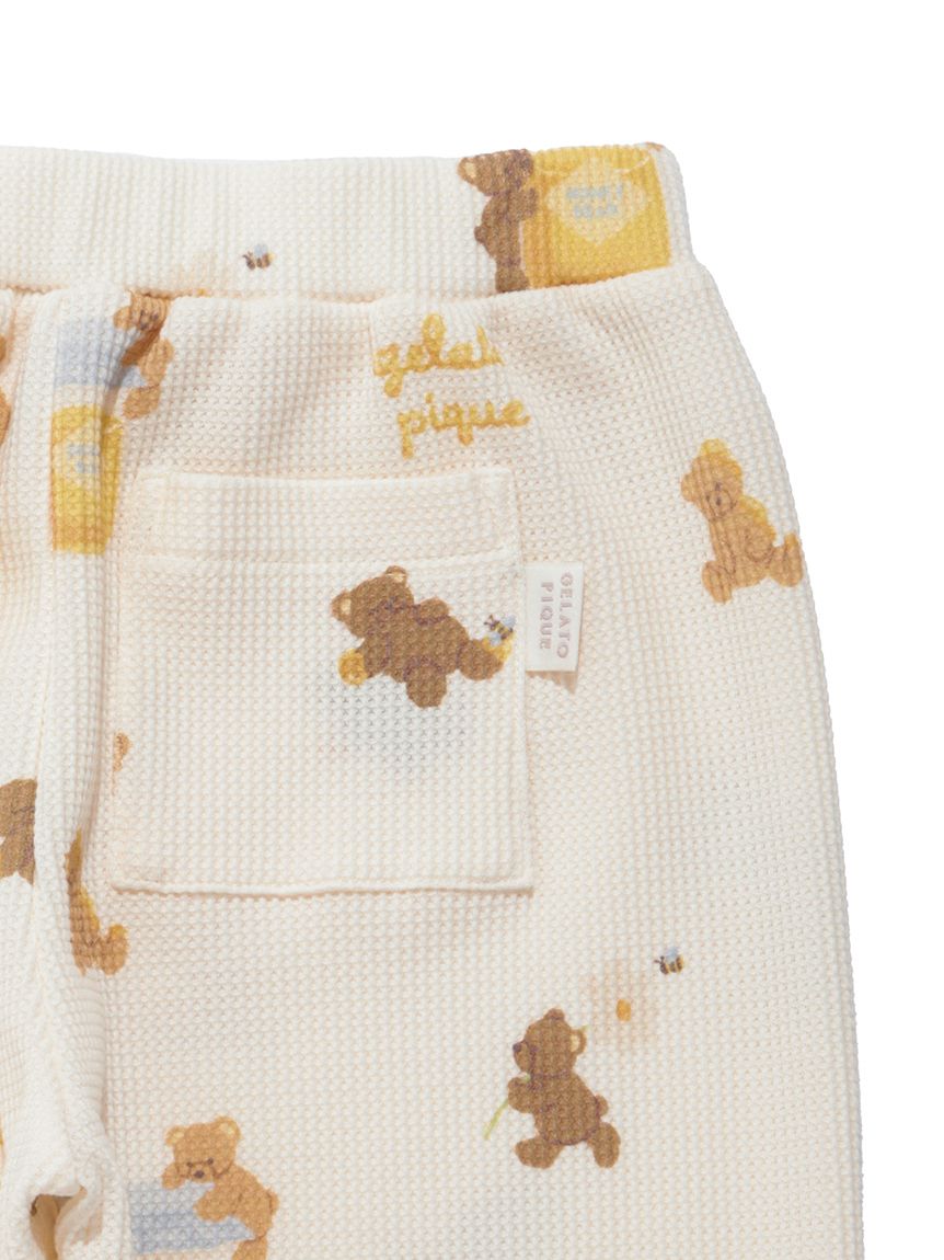 【ベア出品】 KIDS】はちみつベア柄ロングパンツ(ロングパンツ)｜ルームウェア