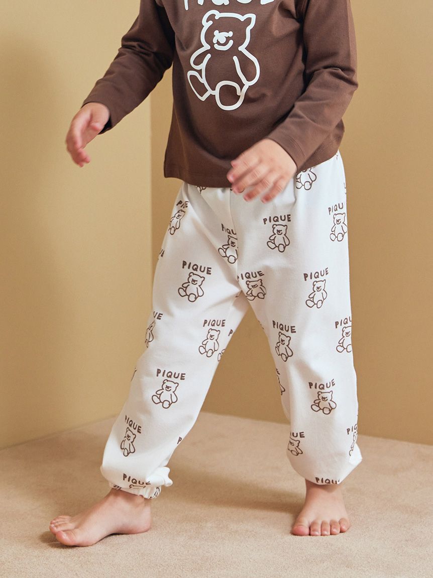 KIDS】ペイント柄ロングパンツ(ロングパンツ)｜ルームウェア・パジャマ