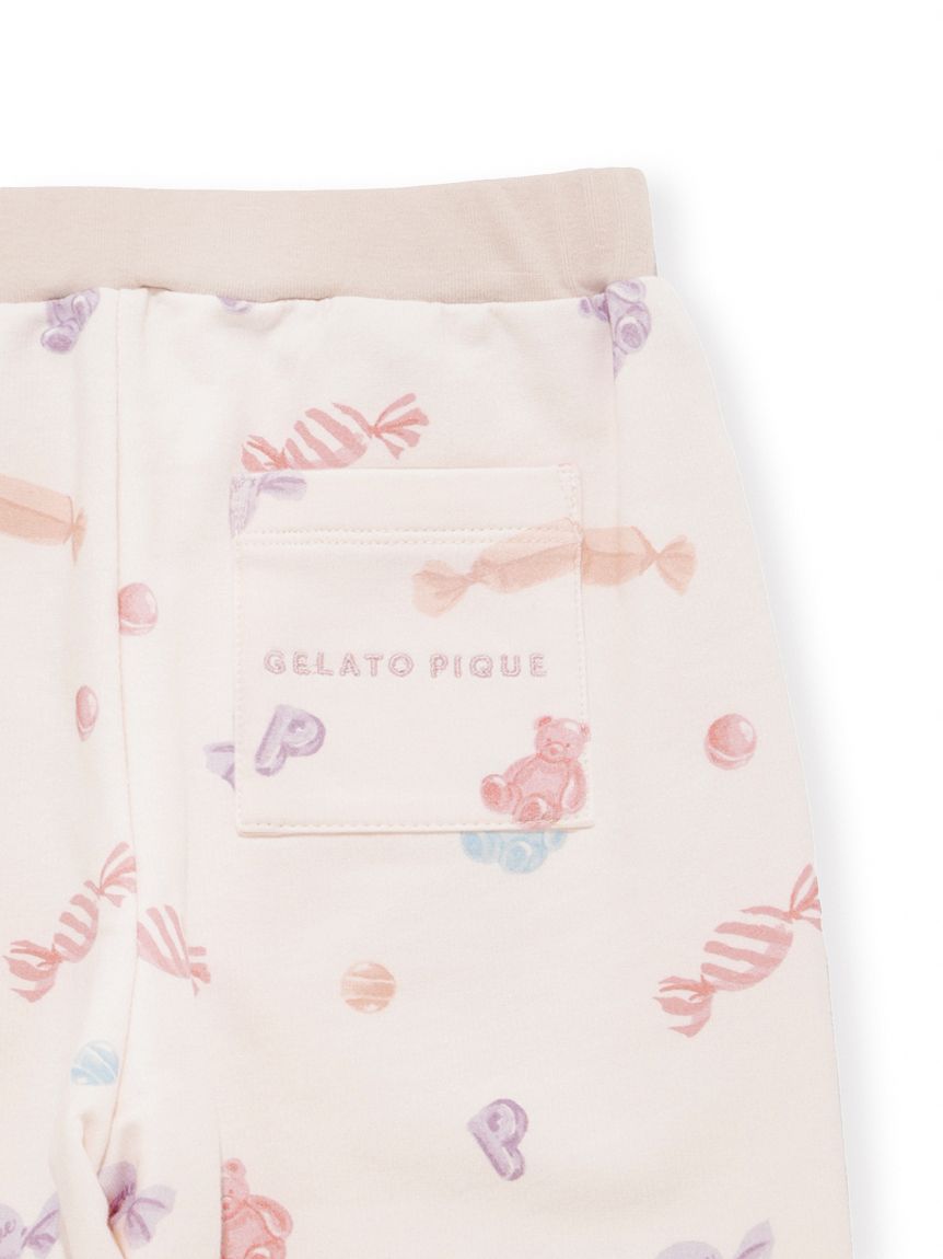 KIDS】キャンディ柄ロングパンツ(ロングパンツ)｜ルームウェア