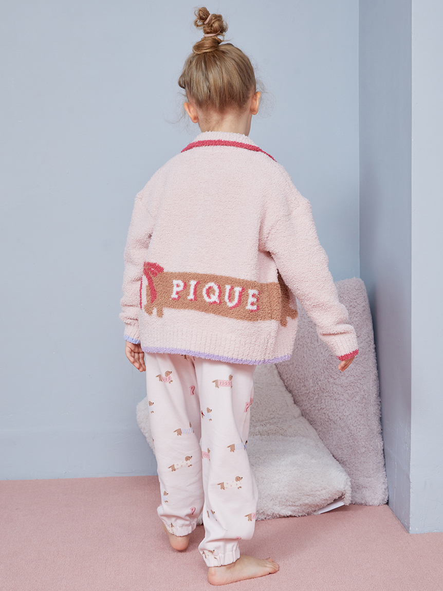 KIDS】ダックスフンド柄ロングパンツ(ロングパンツ)｜ルームウェア